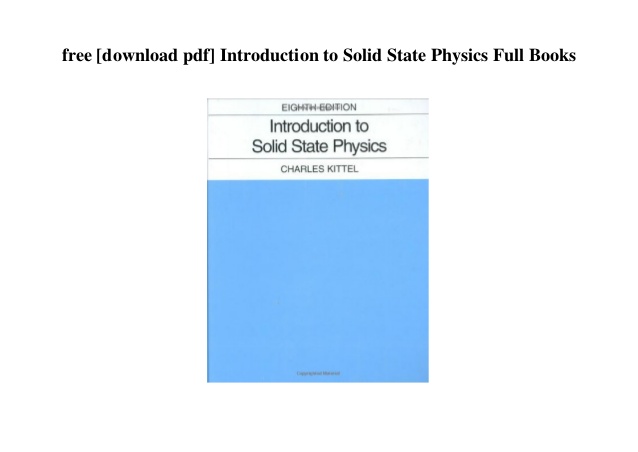Solid state physics ashcroft pdf free